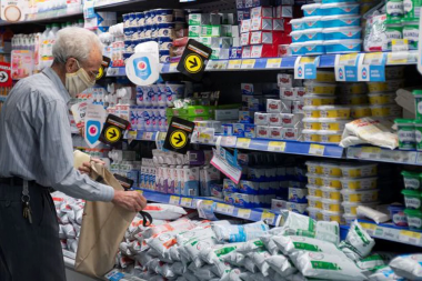 INDEC: las ventas en los supermercados bajaron en marzo por primera vez en 10 meses