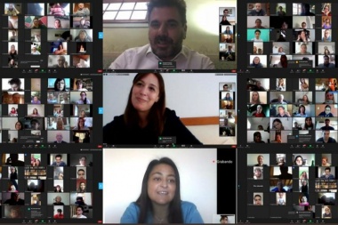 Vidal en teleconferencia con dirigentes de Córdoba: "Hay que mostrar otro camino, estoy para empujar el carro"