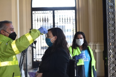 Con un estricto protocolo de seguridad, sesionó el Concejo Deliberante en el Pasaje Dardo Rocha