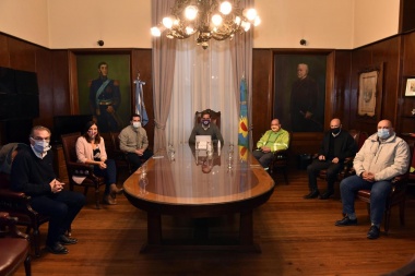 Garro recibió a presidentes de entidades médicas