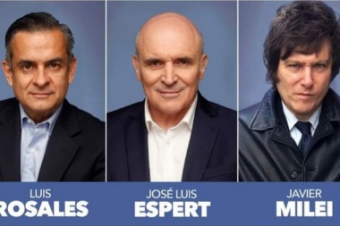 Espert, Milei y Rosales se presentan en La Plata