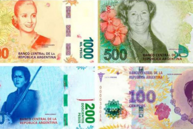 Vuelven los próceres a los billetes de pesos