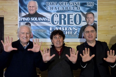 Pino Solanas arrancó su campaña a senador desde Junín