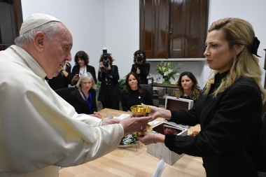 El Papa recibió a la Primera Dama en el Vaticano