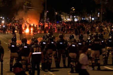 El Ministerio de Seguridad pidió cobrar los gastos por las protestas en el Congreso