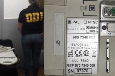 Recuperaron el ecógrafo robado del Hospital de Niños