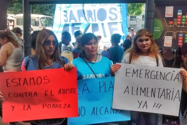 Barrios de Pie realiza protestas frente a supermercados en todo del país