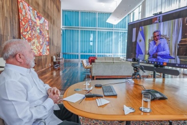 Alberto Fernández dialogó con Lula sobre comercio bilateral