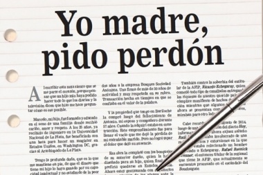La madre de Balcedo pidió disculpas por los delitos de su hijo
