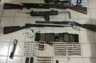 Hallaron un arsenal que sería del líder de la UOCRA Bahía Blanca
