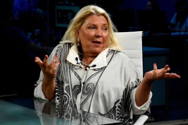 A Carrió no le quedó otra que salir a respaldar la candidatura de Pichetto