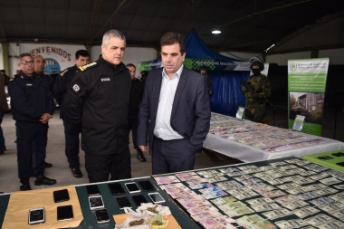 Ritondo supervisó operativo policial que desmanteló peligrosa banda narco