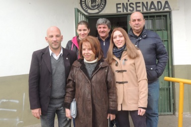 Chiche Duhalde visitó Ensenada junto a los candidatos Carfaña y Scheffer