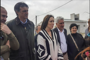 Vidal y Esteban Bullrich recorrieron Carmen de Patagones