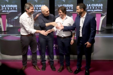 Casi sin cruces, Larreta, Lammens, Tombolini y Solano se midieron en un debate
