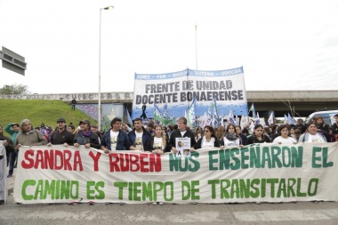 A tres meses de la tragedia evitable, marcharon para exigir justicia por Sandra y Rubén