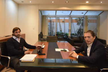 Fernando Gray se reunió con Federico Salvai