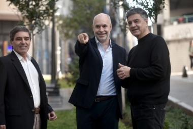 Larreta se mostró con Quirós y Jorge Macri y afirmó que "lo primero es la unidad"
