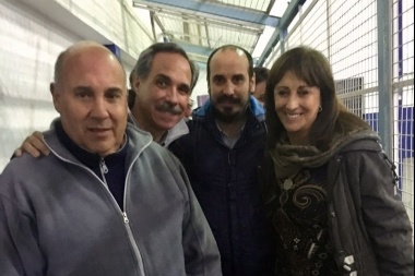 Mirta Tundis visitó La Plata para apoyar a los candidatos de 1 País