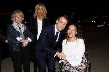 G-20: Macron arribó al país y Michetti no estaba para recibirlo
