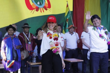 Victoria Tolosa Paz y Evo Morales unidos por la integración, el trabajo y la producción