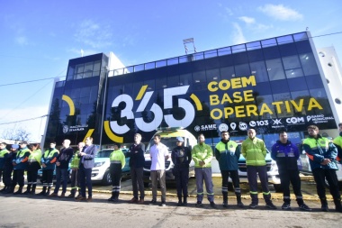 Garro presentó el nuevo Comité Operativo de Emergencias Municipal