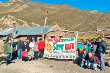 Denuncian que en las tierras cedidas a mapuches en Mendoza hay pozos de Vaca Muerta