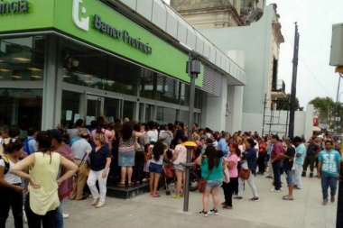 El Banco Provincia descontará los días de paro