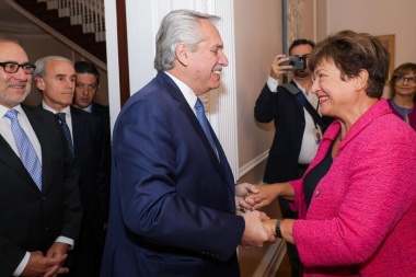 Fernández se reunió con la directora del FMI