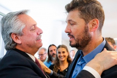 Tinelli se muestra cada día más albertista