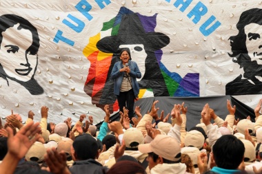La Tupac Amaru acampa para pedir indulto a Milagro Sala
