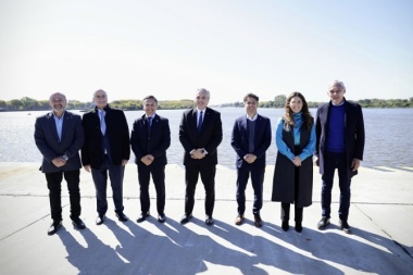 Fernández y Kicillof anunciaron las obras de dragado del Canal Magdalena