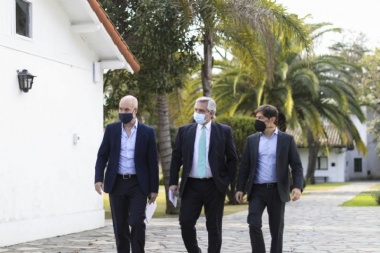 Fernández, Kicillof y Rodríguez Larreta anuncian una nueva fase