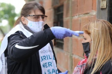 La Municipalidad realizó controles en Altos de San Lorenzo para detectar casos sospechosos de coronavirus