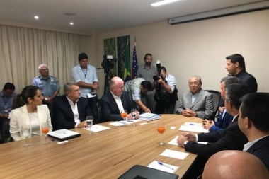 D´Onofrio y el equipo de Giuliani visitaron Brasil para hablar de inseguridad