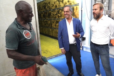 Scioli visitó el Polo Industrial de Ezeiza