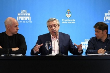 Alberto Fernández recibe a Larreta y Kicillof para anunciar la nueva cuarentena