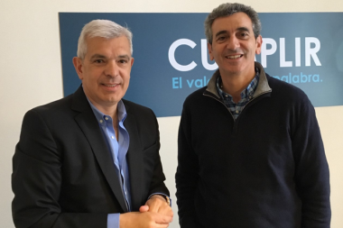 Randazzo se mostró con Julián Domínguez para demostrar su pertenencia a Cumplir