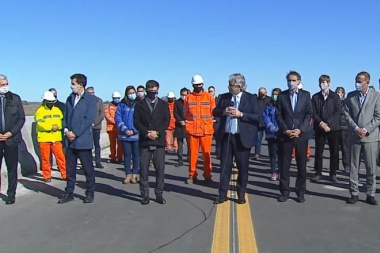 Se inauguró el tramo Chacabuco-Junín de la Ruta Nacional 7