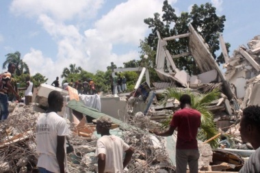 Tras el terremoto, la Cancillería argentina organiza ayuda humanitaria en Haití