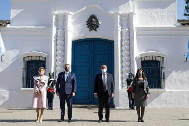 Alberto Fernández encabezó el acto por el Día de la Independencia