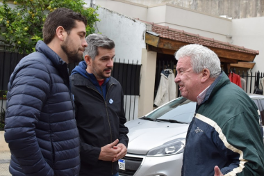 Lucas Delfino y Marcos Peña realizaron un nuevo timbreo en Hurlingham