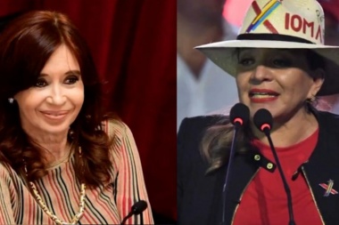 Cristina Fernández viajó a Honduras