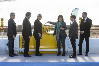 El Gobierno inauguró Gasoducto Néstor Kirchner con llamado a "unidad" y reconocimiento de la gestión