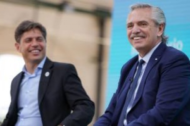 Alberto Fernández y Axel Kicillof inauguran el Colector Cloacal Morón Sur