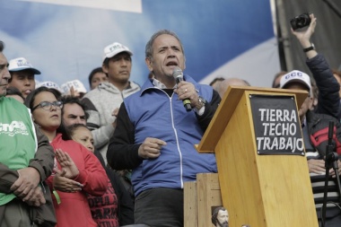 Sergio Palazzo le reclamó a la CGT que convoque a un paro general