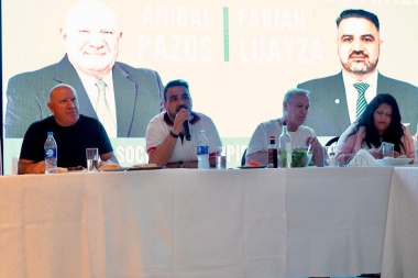 Cuervo y Luayza encabezaron una actividad junto a Aníbal Pazos en Marcos Paz