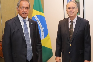 Daniel Scioli inició su segunda etapa como representante diplomático en Brasil