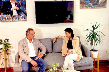 Daniel Scioli visitó Quilmes y se reunió con Mayra Mendoza
