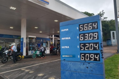 YPF aumentó 3,5% los precios de las naftas